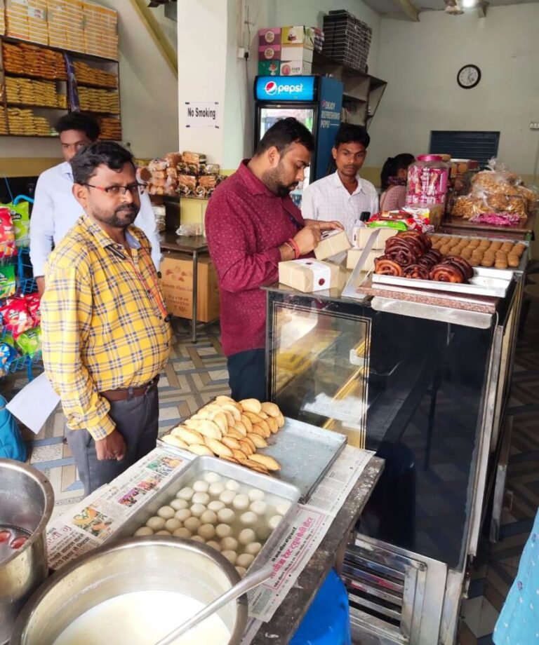 होली को देखते हुए खाद्य सुरक्षा विभाग सक्रिय