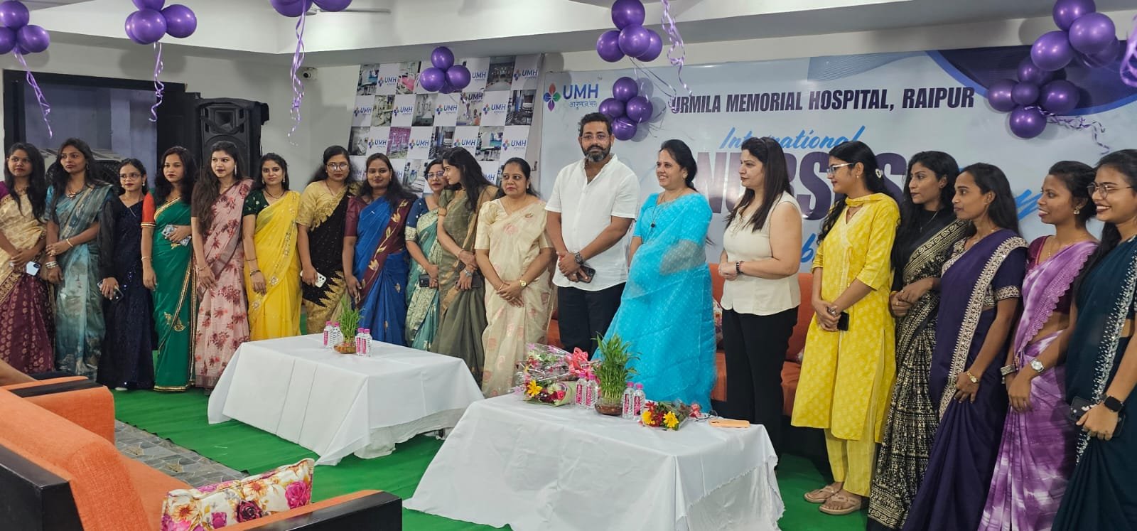नर्सिंग डे पर उर्मिला हॉस्पिटल में दिखा सेवा, सम्मान और उत्साह का अनोखा संगम