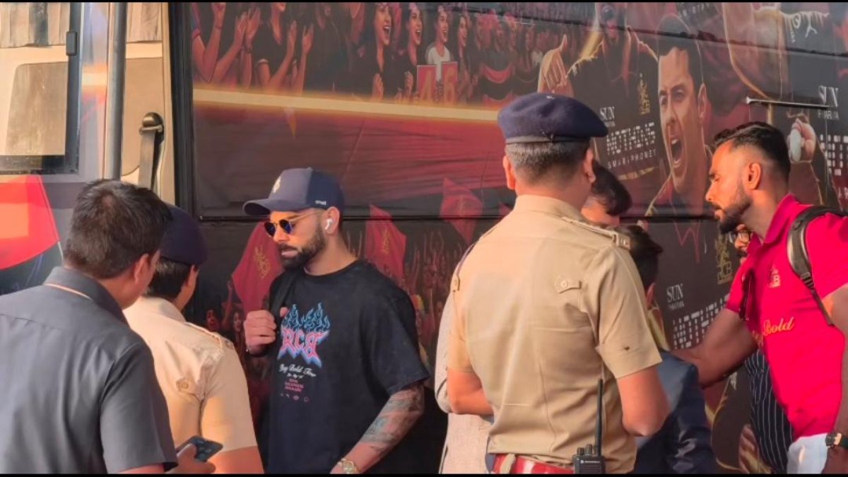 रायपुर में IPL का रोमांच शुरू, विराट कोहली समेत RCB टीम पहुंची, शहर हाई अलर्ट पर