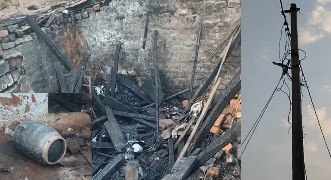 दुर्ग में दर्दनाक हादसा, सिलेंडर ब्लास्ट में एक परिवार के 4 लोगों की जिंदा जलकर मौत