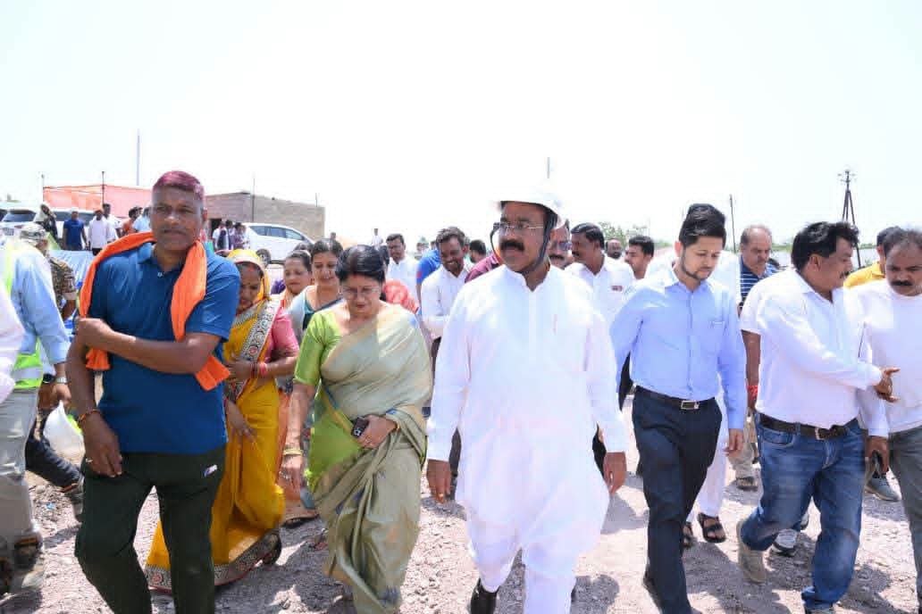 उप मुख्यमंत्री श्री अरुण साव ने नालंदा परिसर, मल्टी-लेवल पार्किंग और एसटीपी निर्माण कार्यों का किया निरीक्षण