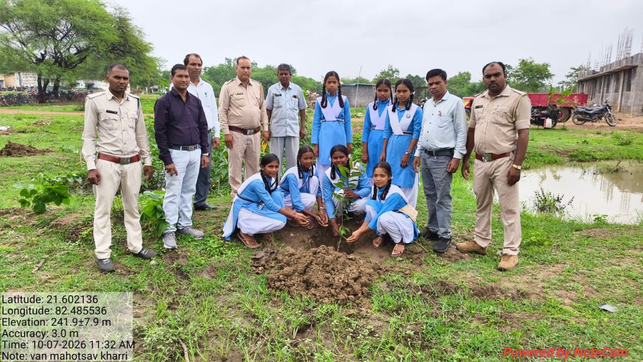 बलौदाबाजार वनमण्डल में ‘युवान’ कार्यक्रम के साथ मनाया गया वन महोत्सव