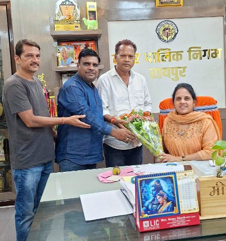 सरजू बांधा शमशान घाट के लिए महापौर ने दिए 5 लाख, पाइपलाइन भी हुई दुरुस्त