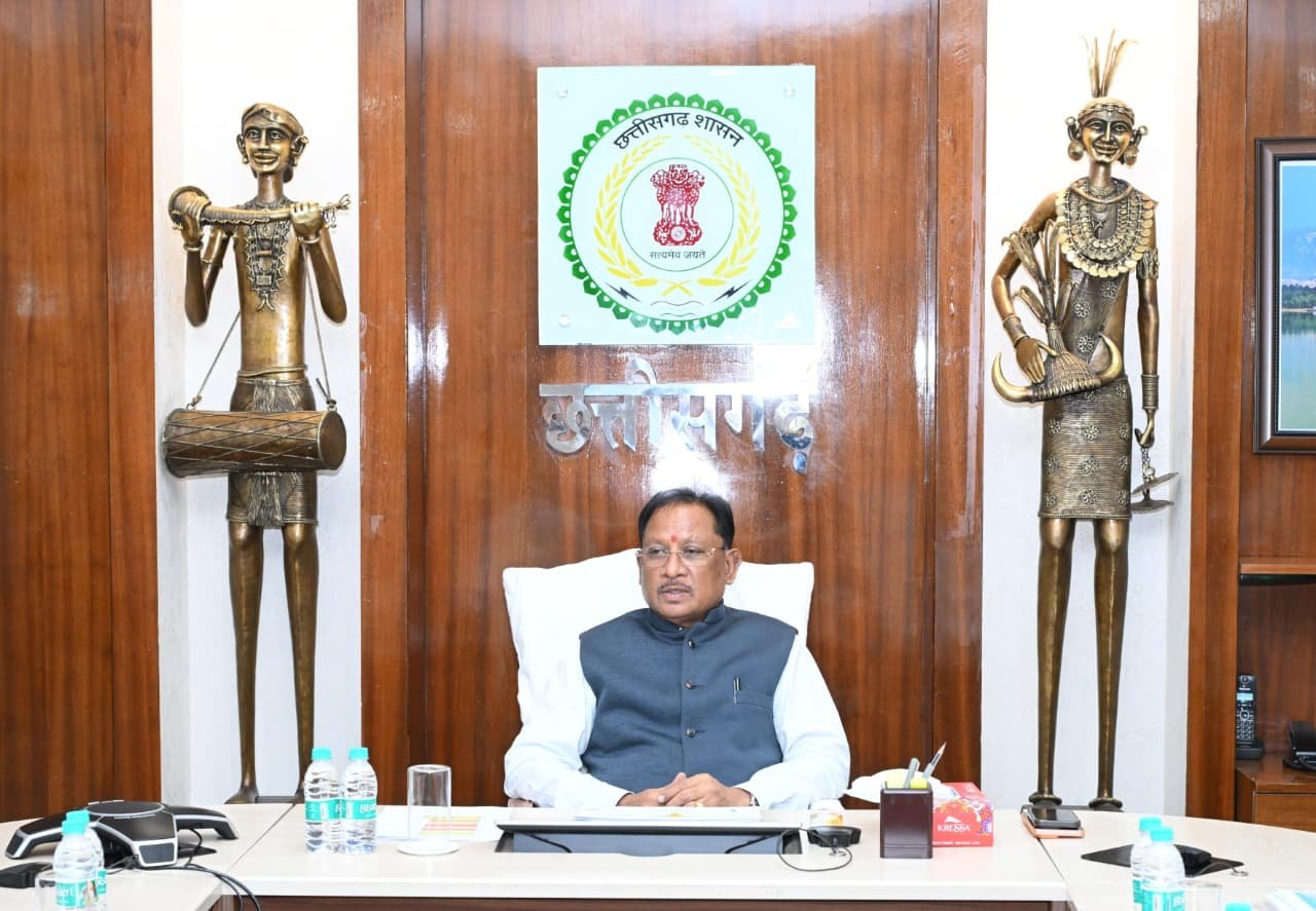 मुख्यमंत्री श्री विष्णु देव साय ने खरीफ-2026 एवं संभावित अल्प वर्षा की तैयारियों की उच्चस्तरीय समीक्षा की