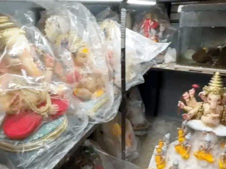 रायपुर के शादाब 15 साल से बना रहे गणेश प्रतिमाएं