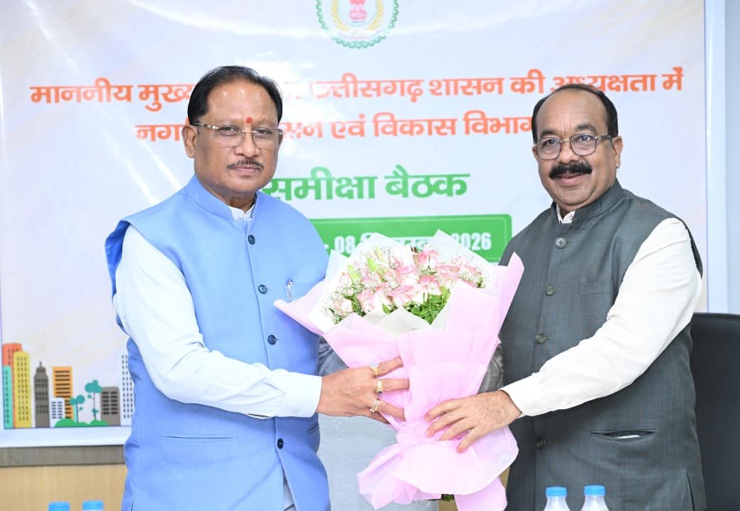 शहरों में नागरिक सुविधाओं और विकास कार्यों में लाएं तेजी : मुख्यमंत्री श्री विष्णु देव साय
