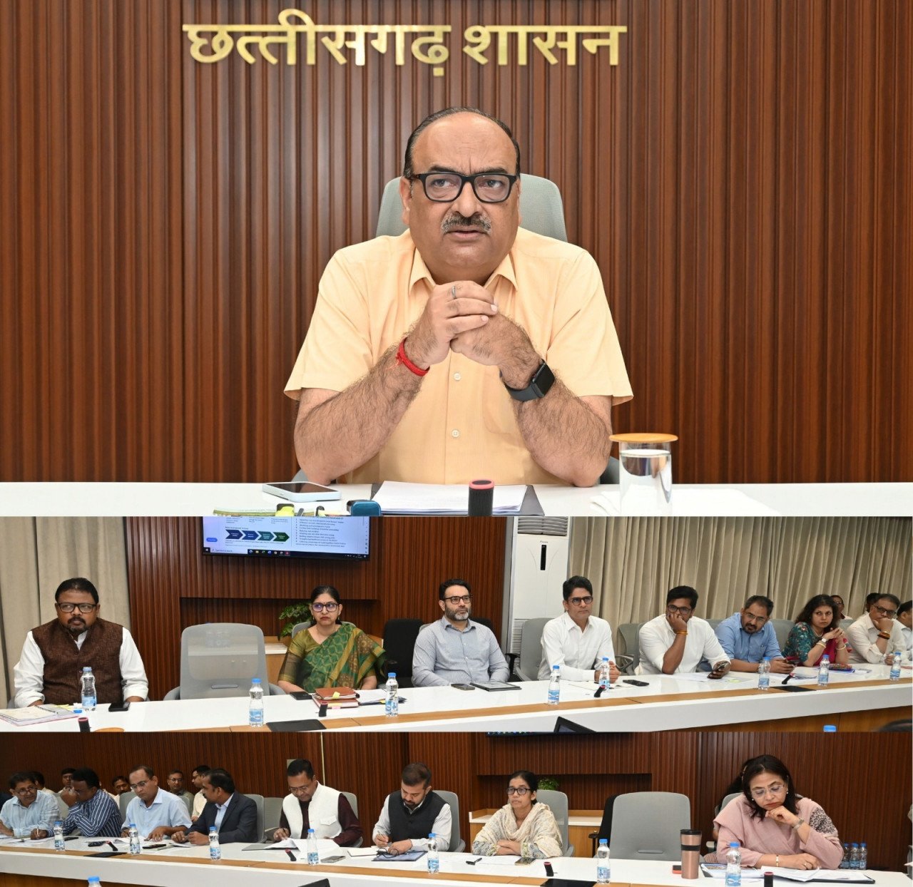 शासकीय योजनाओं के क्रियान्वयन और निर्माण कार्यों में तेजी लाई जाए : मुख्य सचिव श्री विकासशील