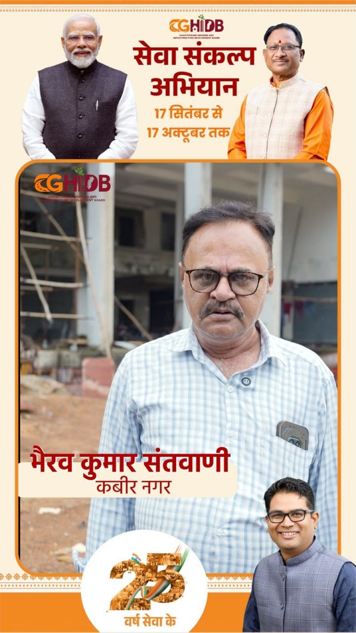 सेवा संकल्प अभियान : सेवा की कहानी: हाउसिंग बोर्ड के कमर्शियल कॉम्प्लेक्स में भैरव कुमार संतवानी को मिला कारोबार बढ़ाने का नया अवसर