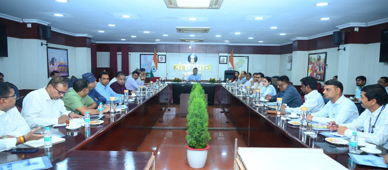 राष्ट्रपति श्रीमती द्रौपदी मुर्मू के छत्तीसगढ़ प्रवास की तैयारियों के संबंध में लोकभवन में बैठक आयोजित